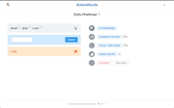 RobinWords gallery image