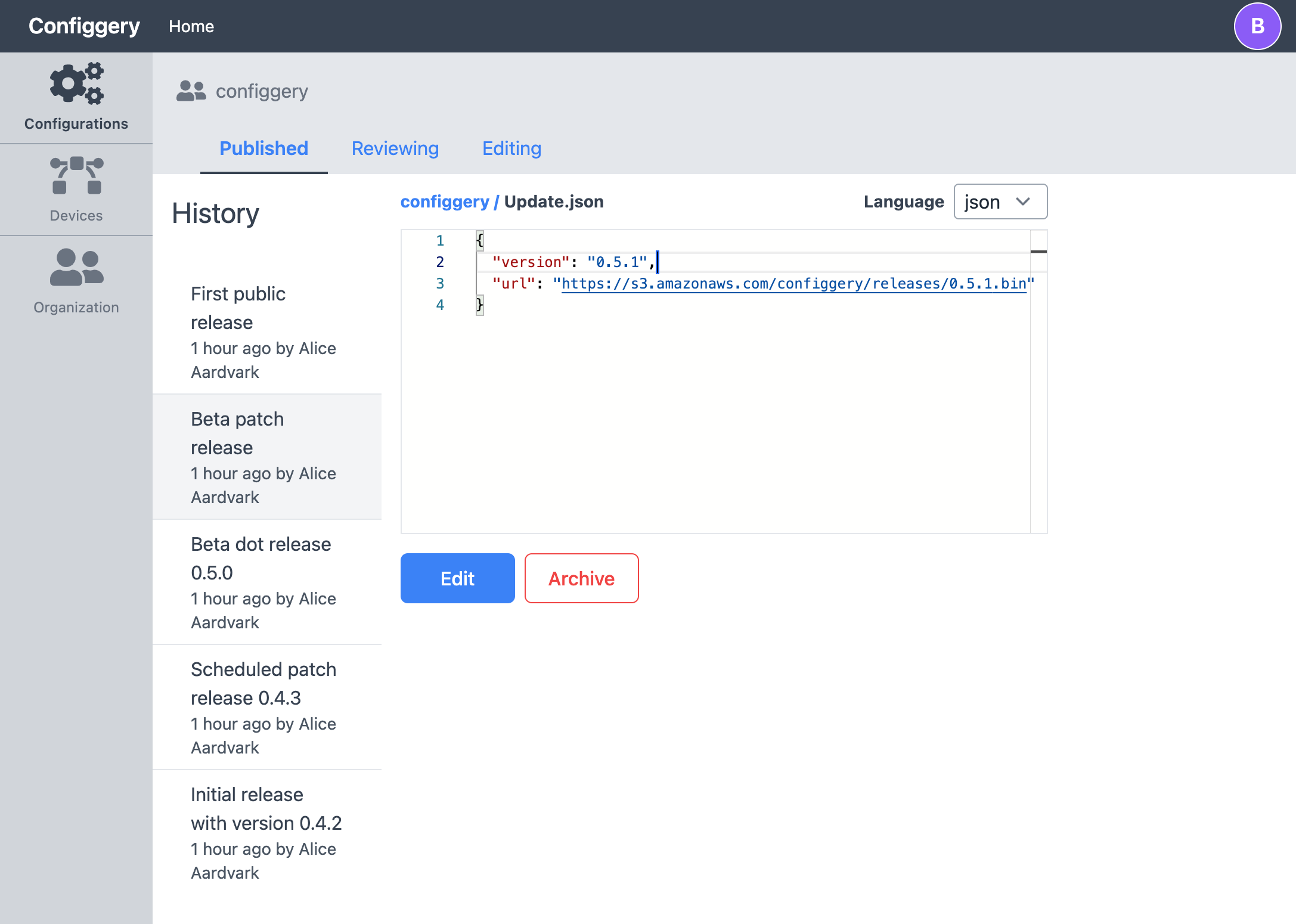 Configgery gallery image