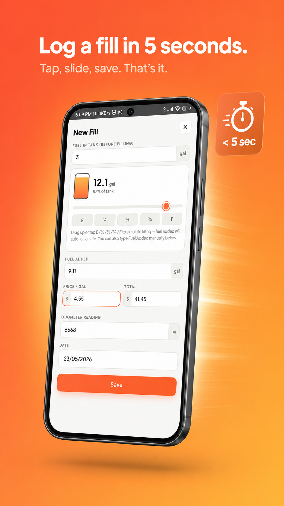 Tankly: Fuel & Mileage Tracker gallery image