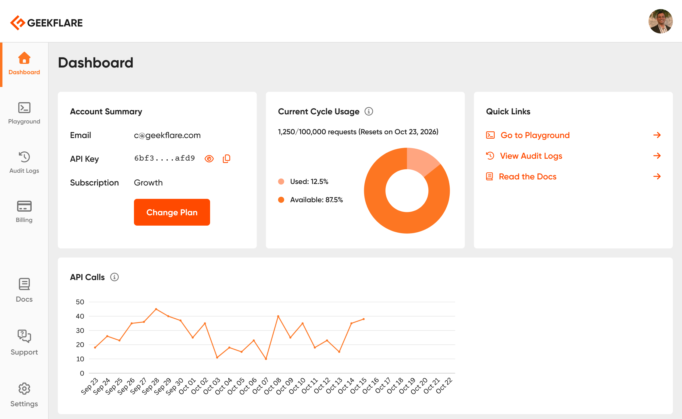 Geekflare API gallery image