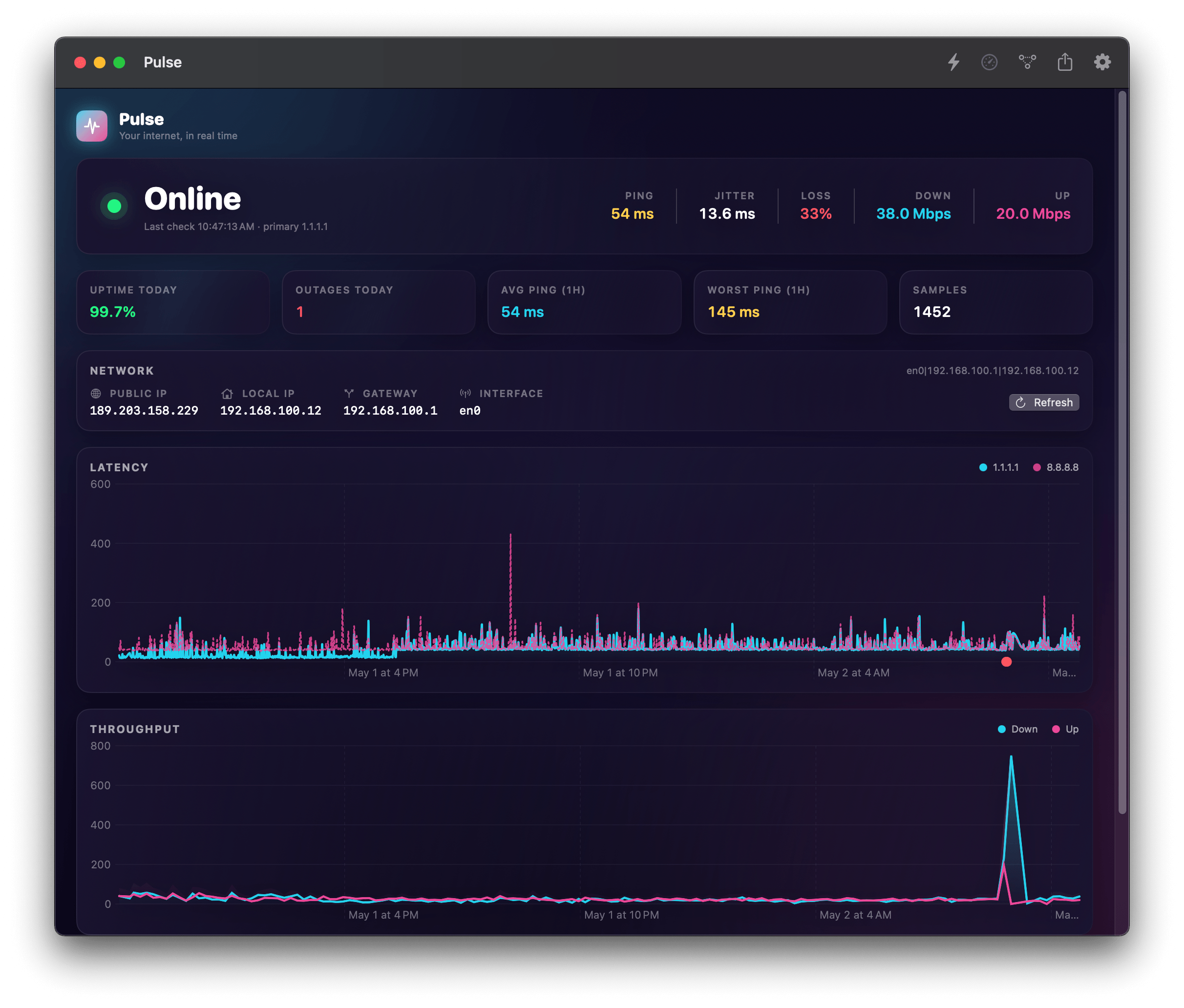 Pulse — Your internet, in real time gallery image