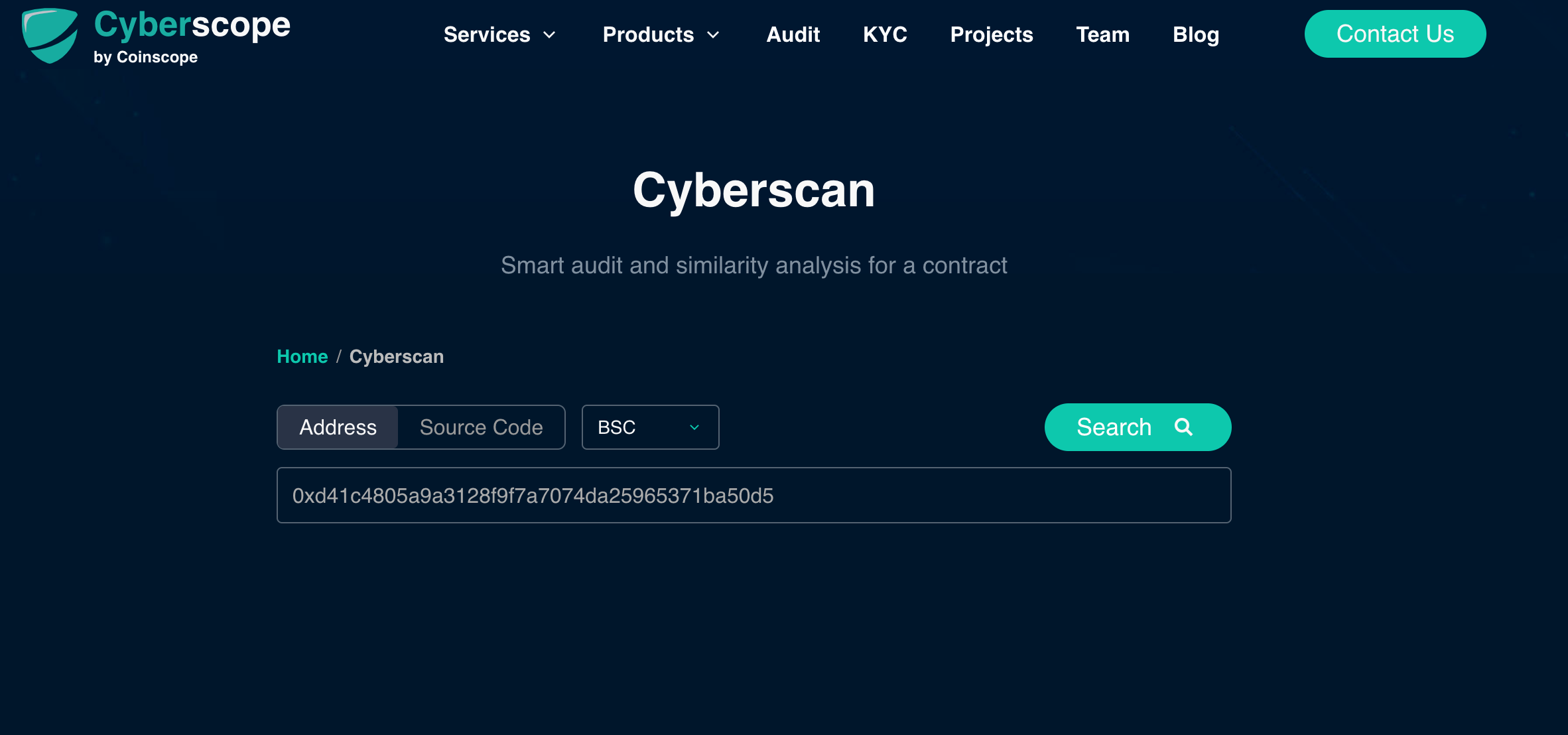 Cyberscan de Cyberscope.io media 1