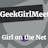 GeekGirl Meets Girl on the Net