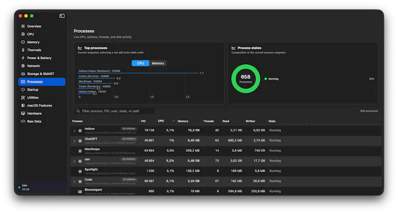 MacScope screenshot 3