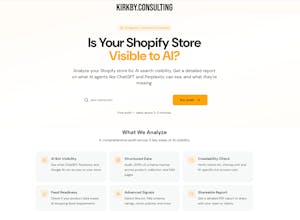 Shopify AI Visibility Analysis gallery image