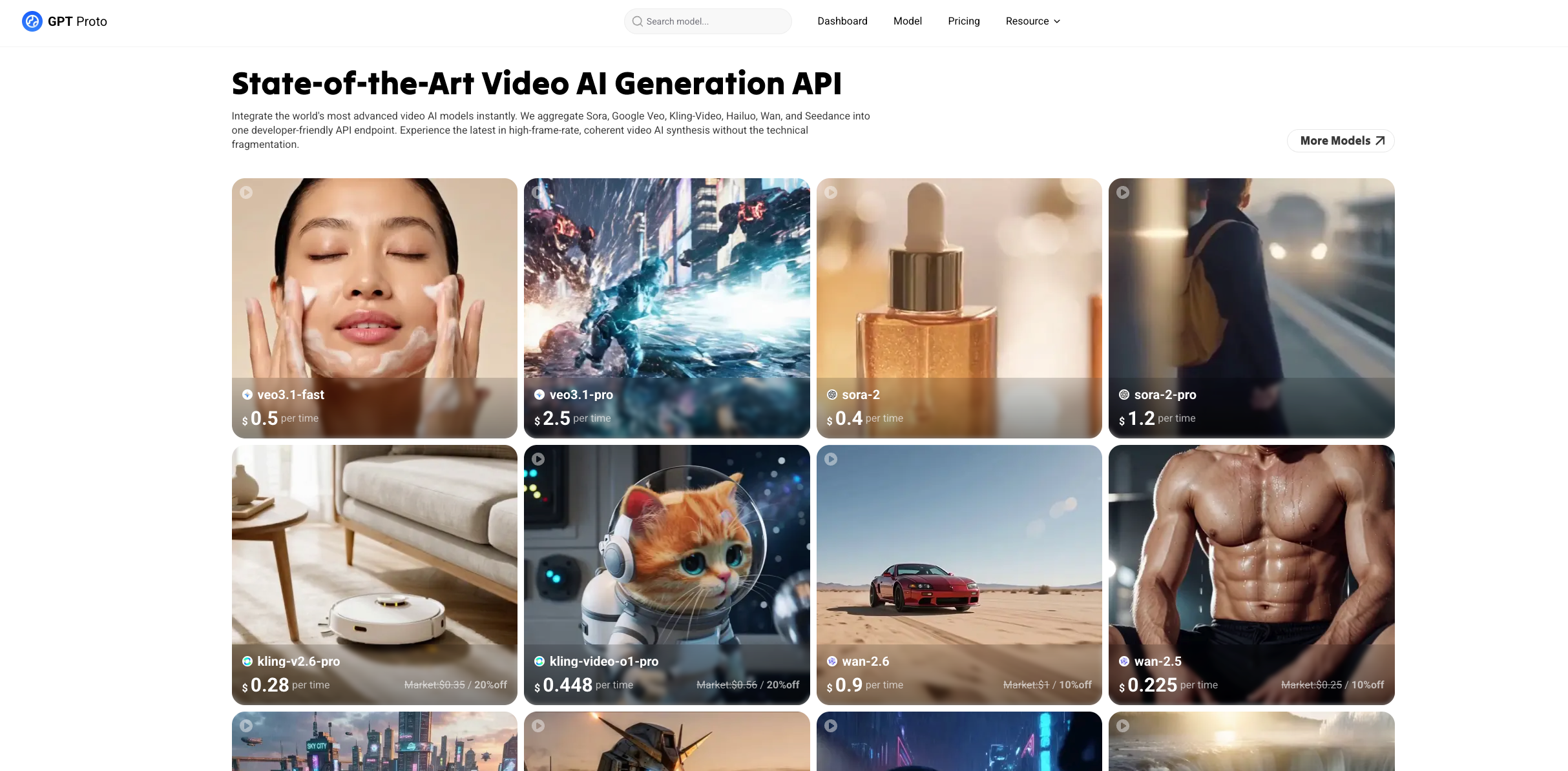 GPT Proto - Screenshot 2 showing product features and functionality