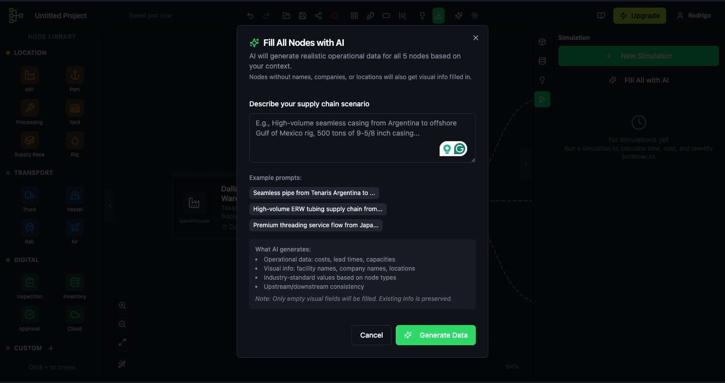 OCTG Flow Builder gallery image