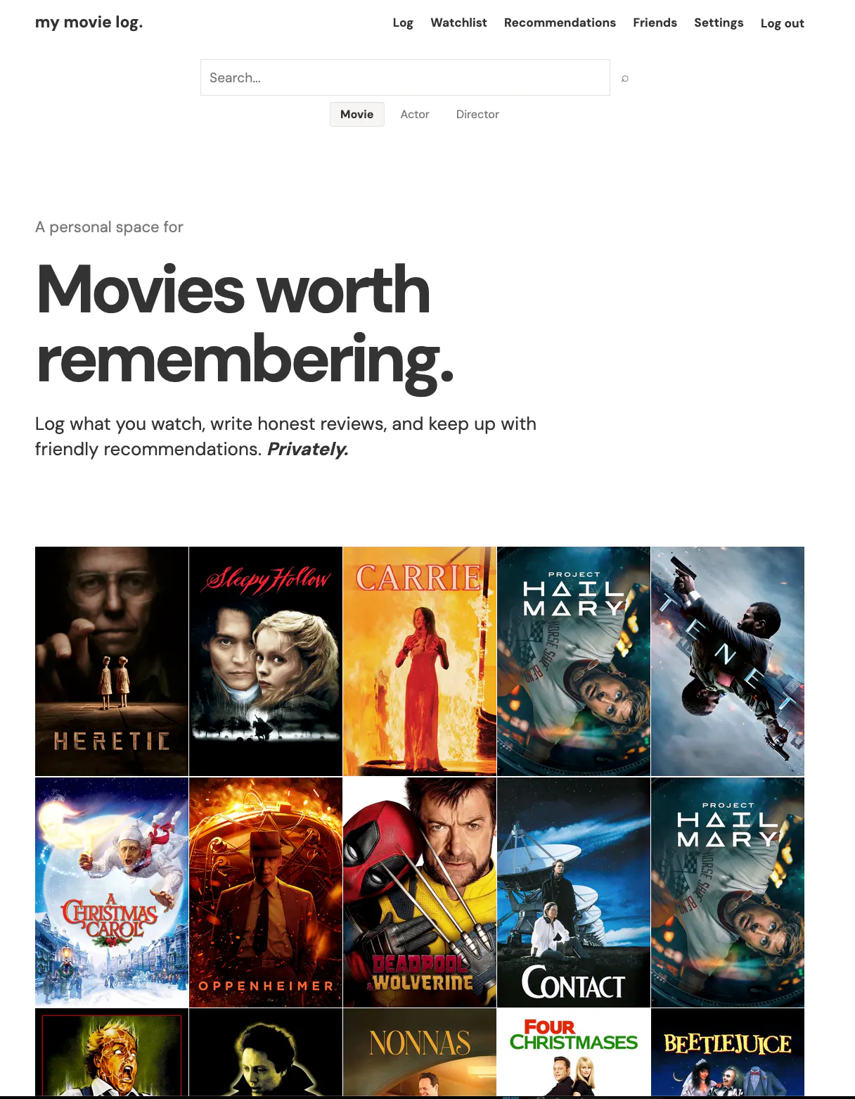 My Movie Log gallery image