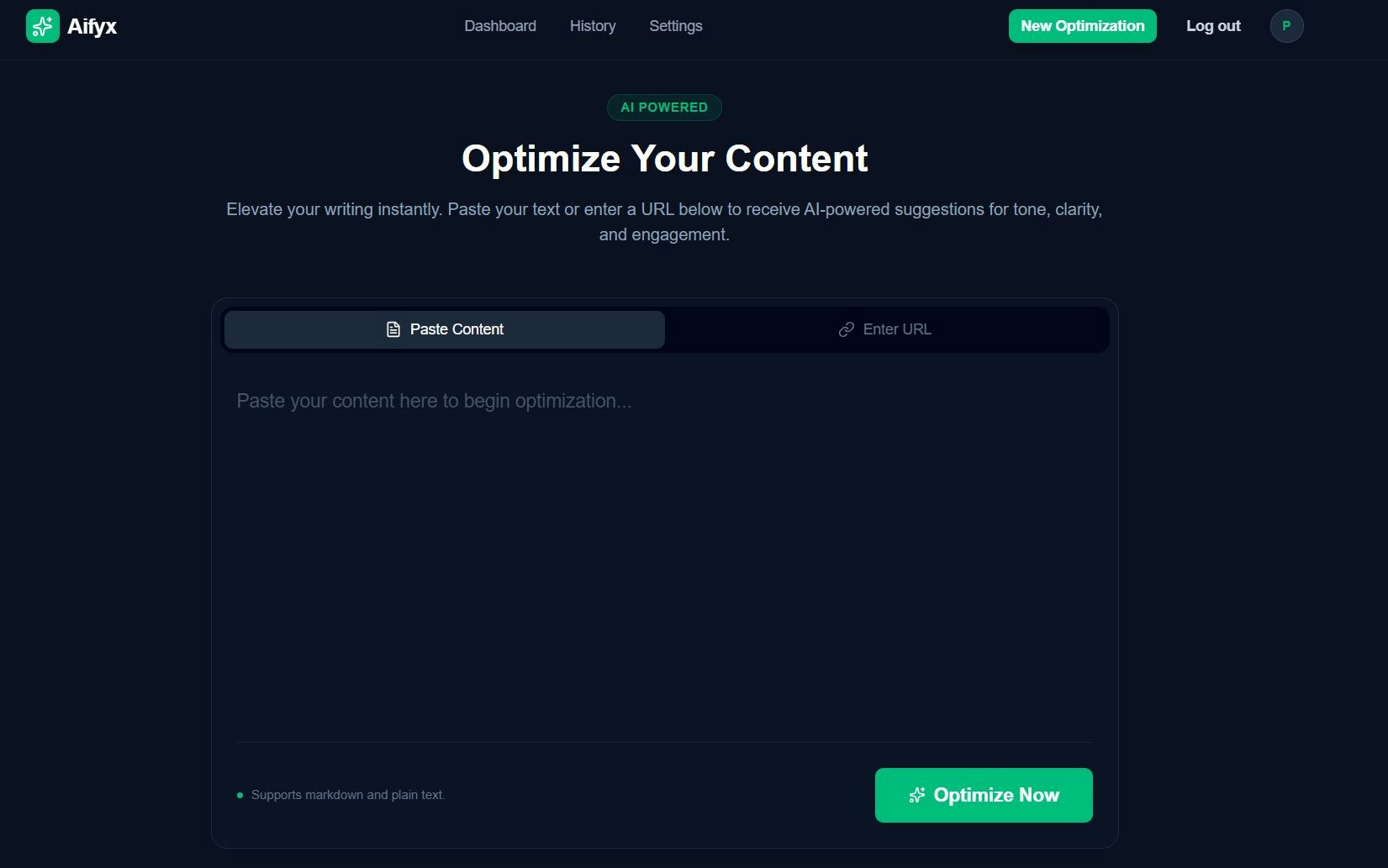 Aifyx: Get Your Content Cited by AI - Screenshot 4 showing product features and functionality