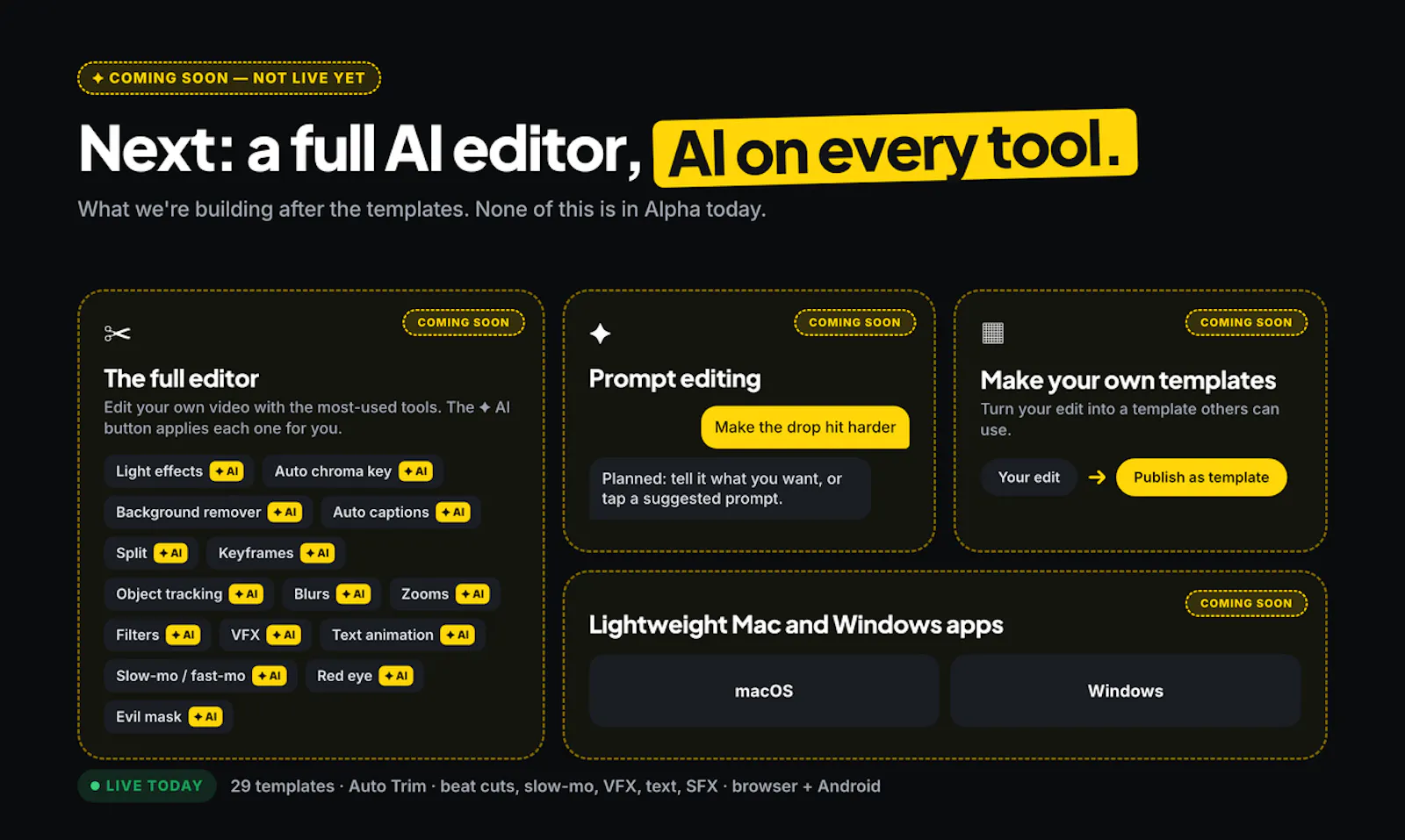 Alpha AI Editor screenshot 4