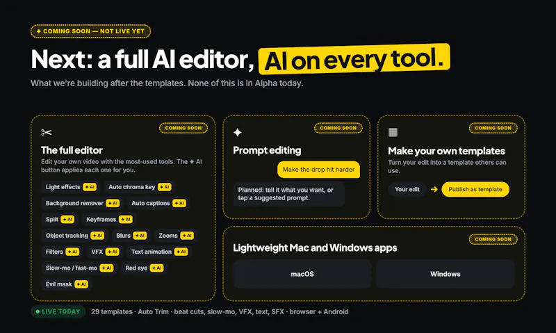 Alpha AI Editor screenshot 4