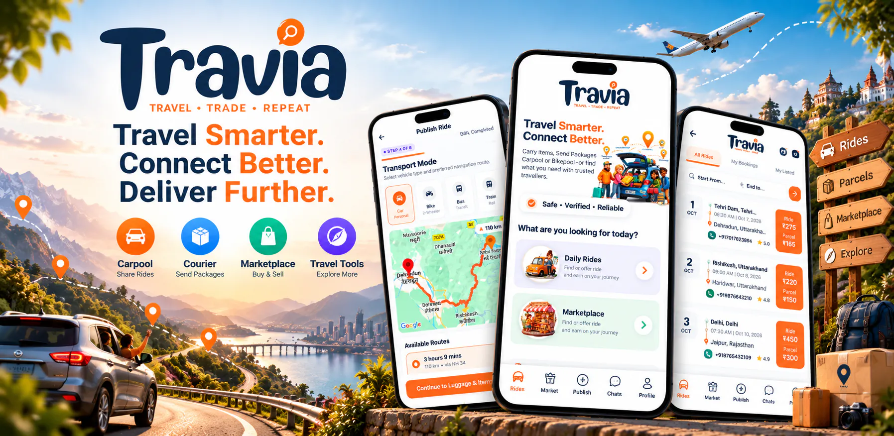 Travia: Rides, Parcels & More gallery image