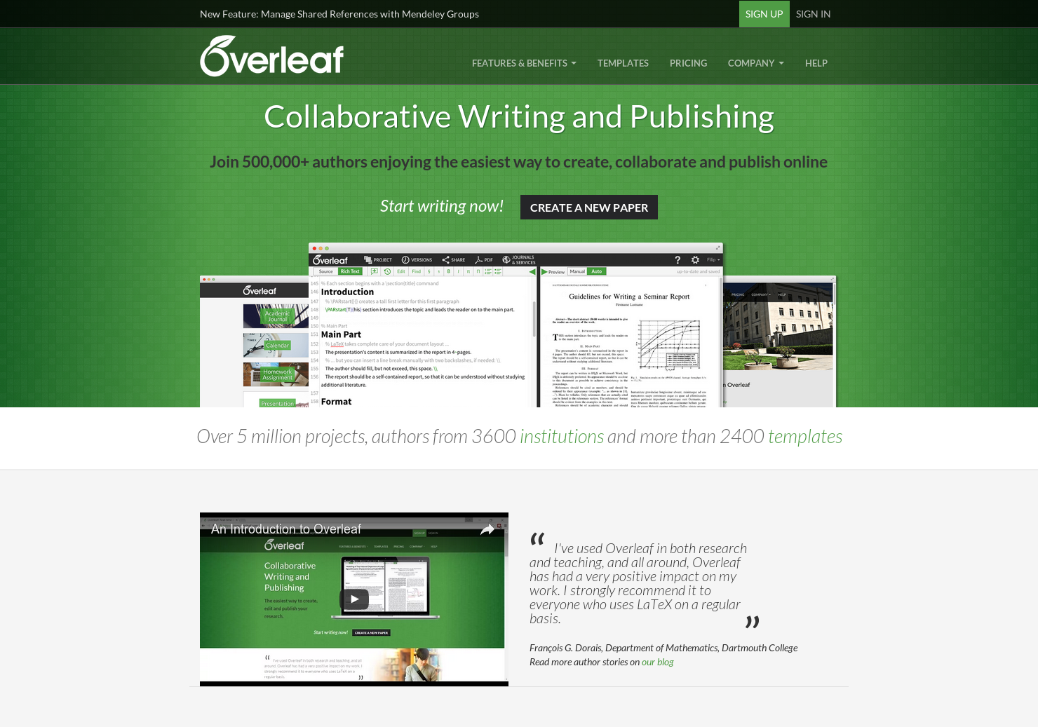 Overleaf