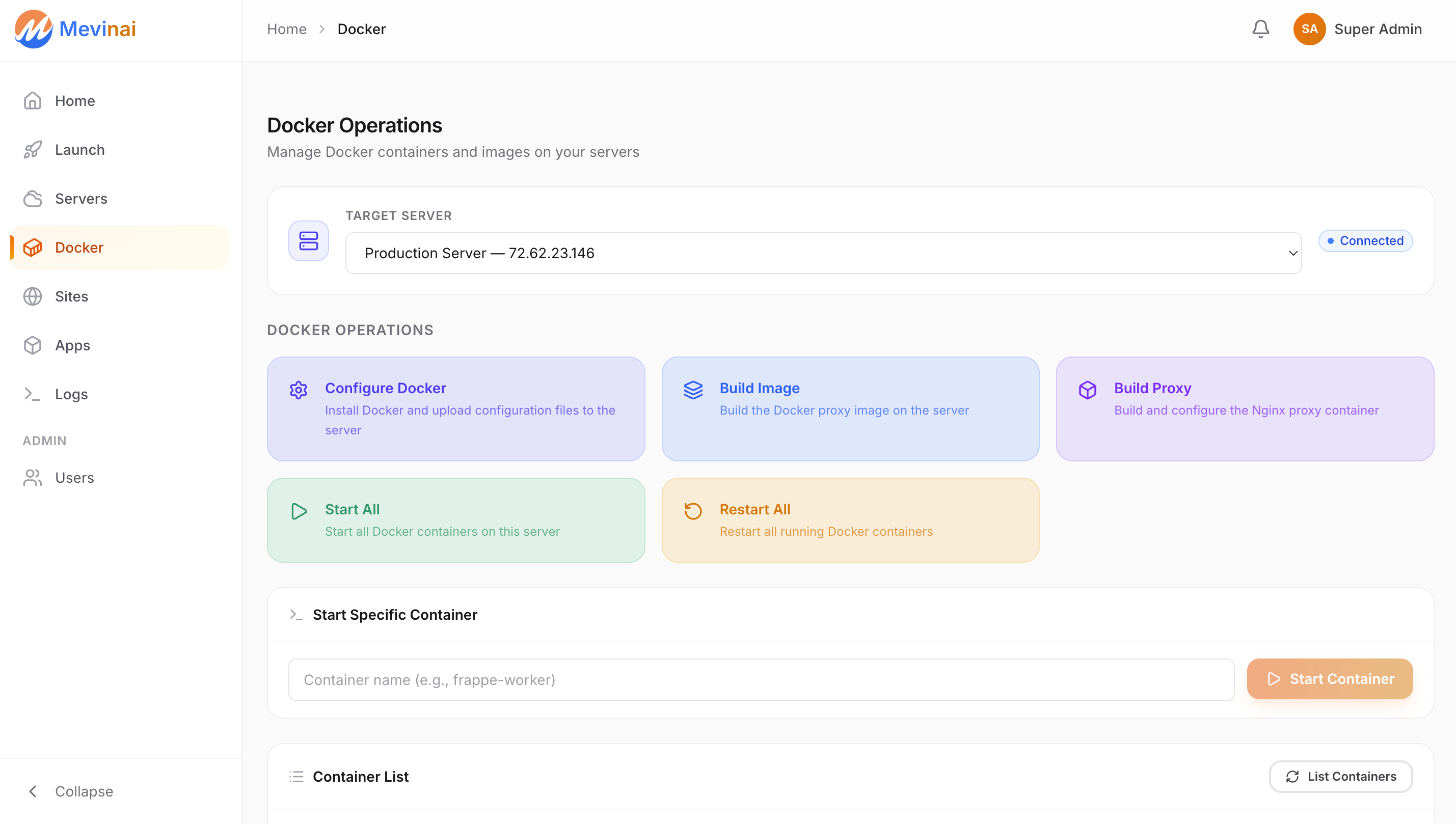 Mevinai - Screenshot 4 showing product features and functionality