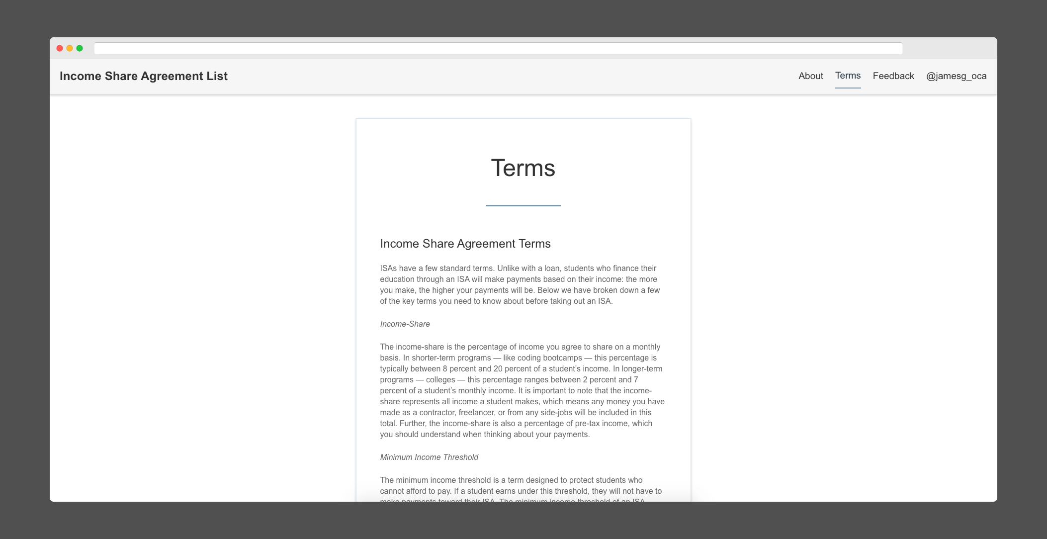 ISA List gallery image