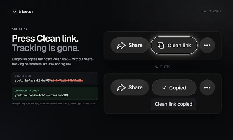 Linkpolish screenshot 2