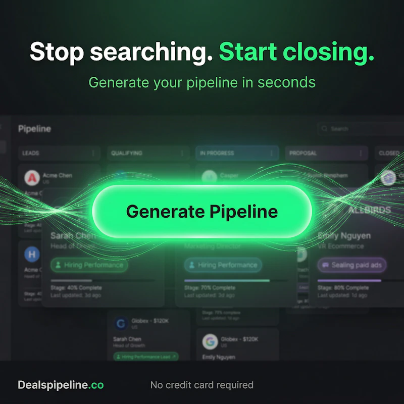 A pipeline of real deals screenshot 4