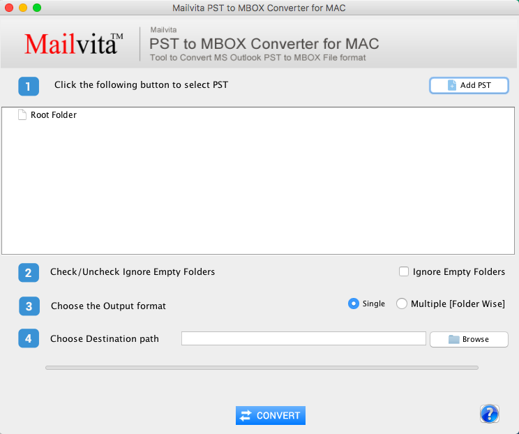 وسائط MailVita PST إلى Mox Converter لنظام التشغيل Mac - تحويل سلس وسريع لملفات PST إلى تنسيق Mbox 2