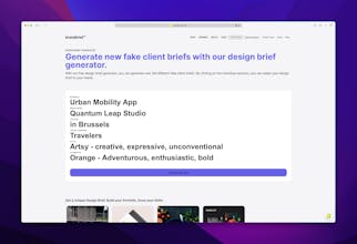 Design Brief Generator gallery image