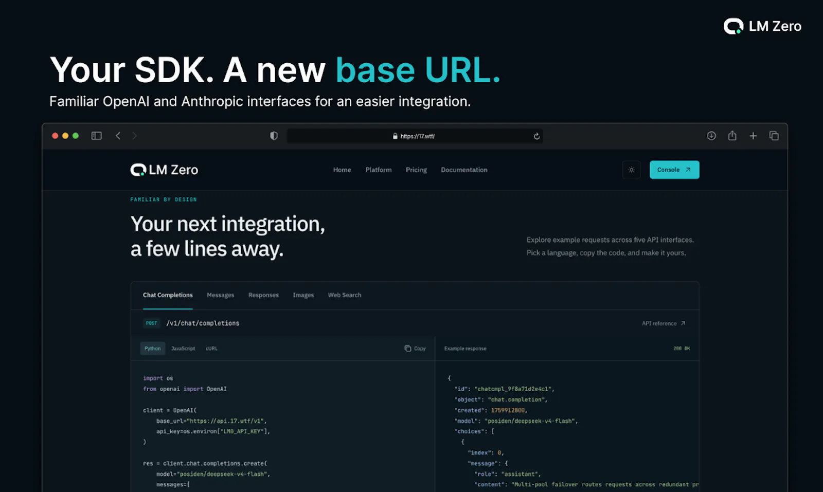 LM0 API - Free LLM Gateway screenshot 3