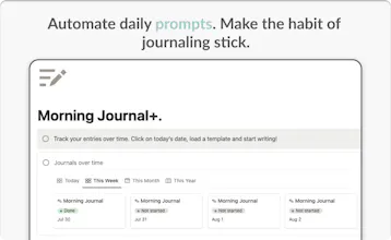 Morning Journal Template gallery image