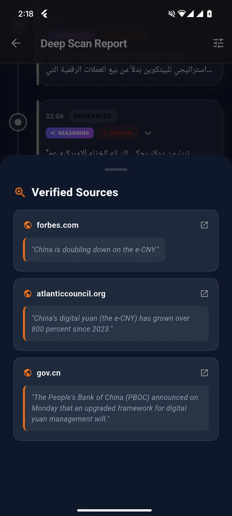 Yaqeen screenshot 2