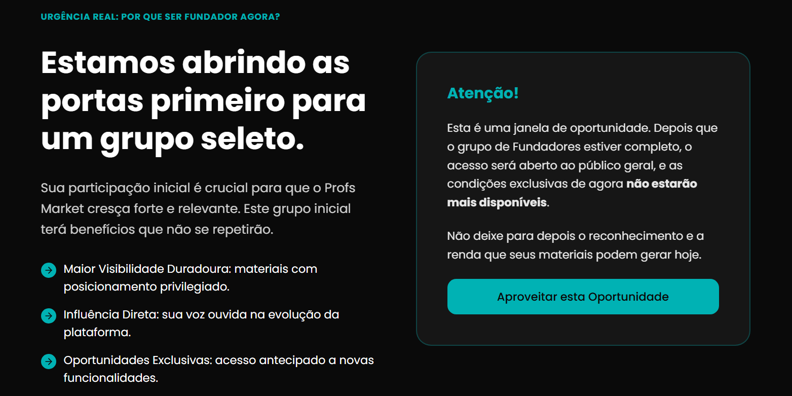 Profs Market - Screenshot 2 showing product features and functionality