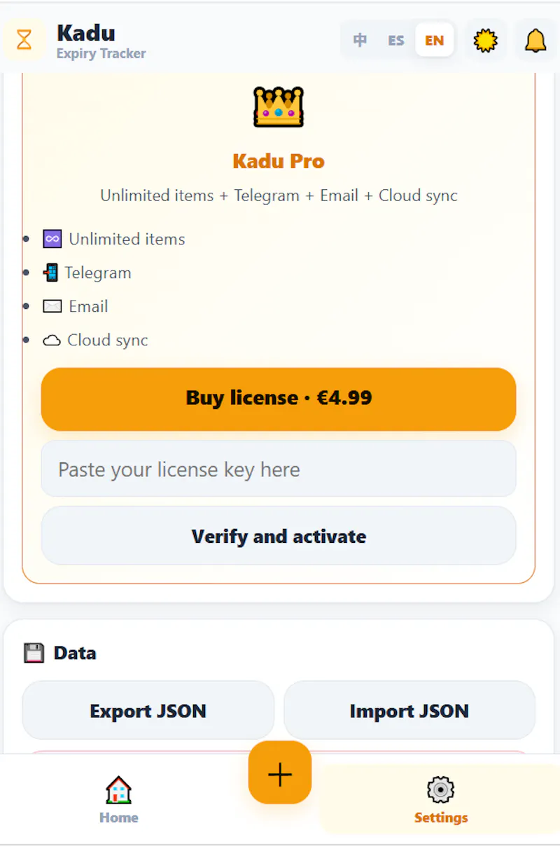 Kadu screenshot 2