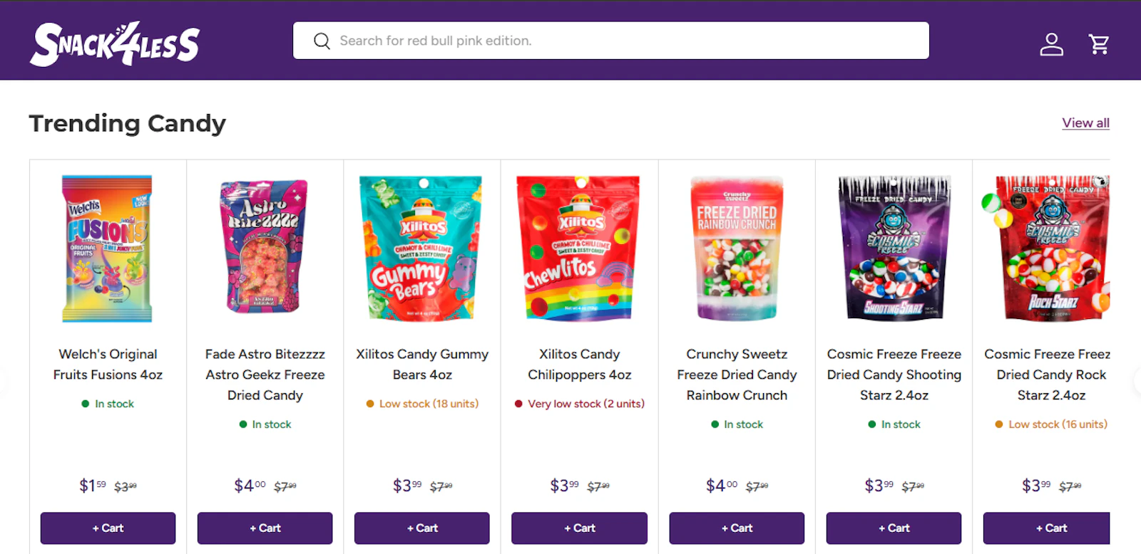 Snack 4 Less screenshot 1