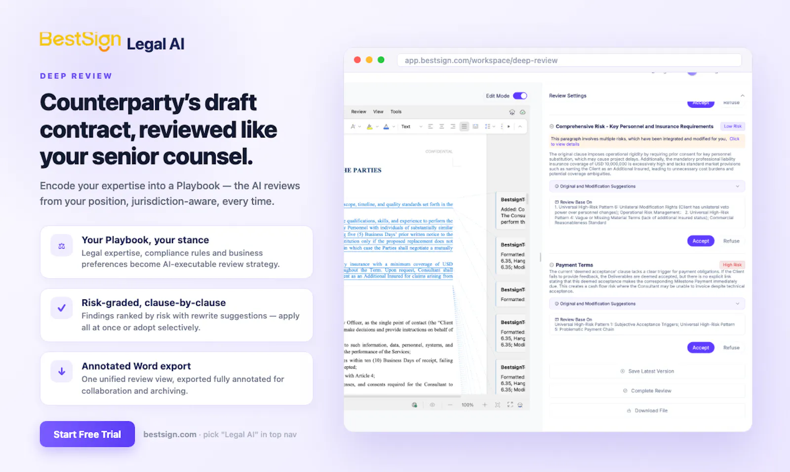 BestSign Legal AI screenshot 3