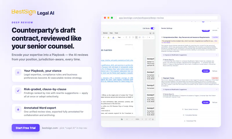 BestSign Legal AI screenshot 3