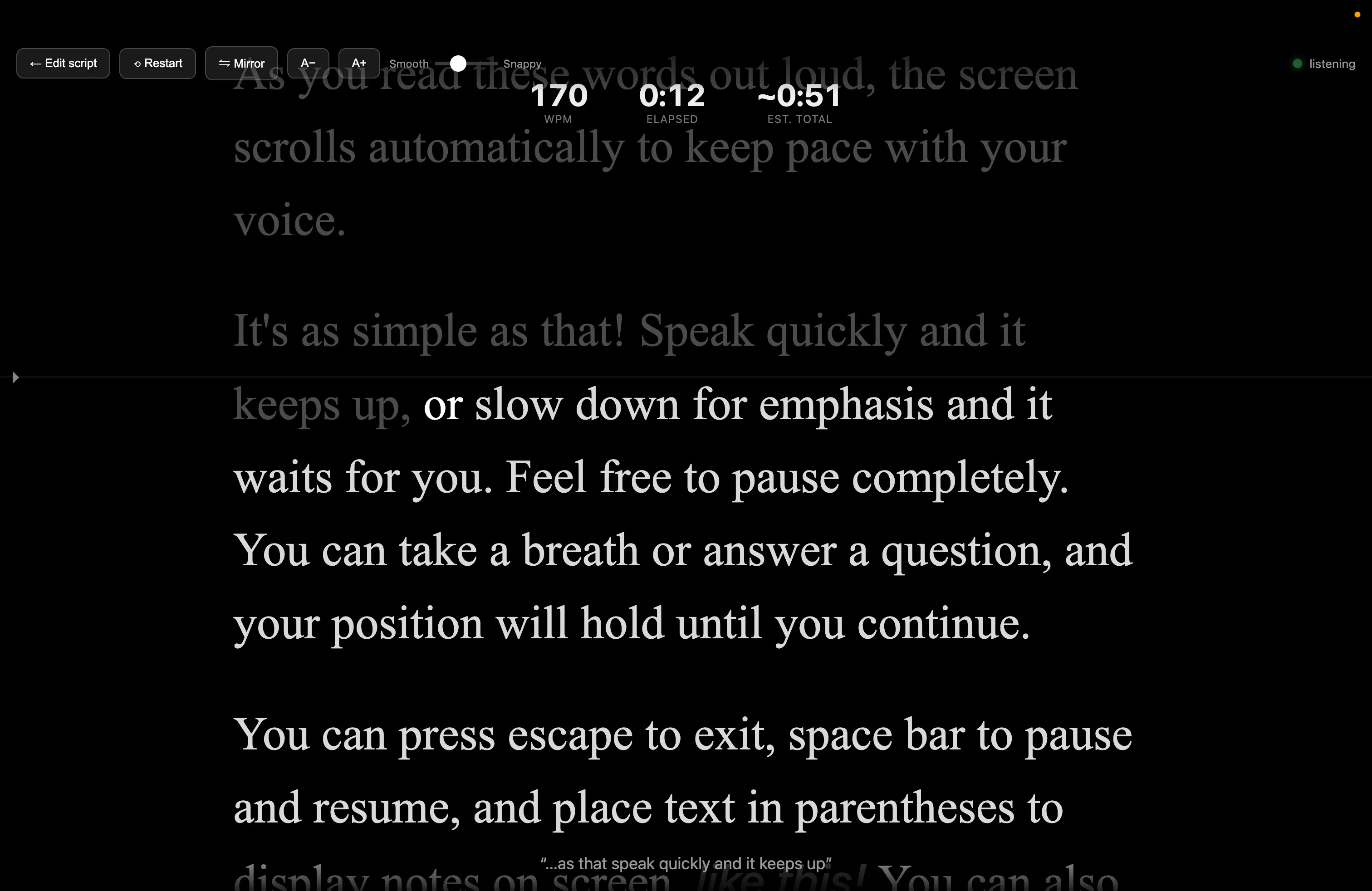 Free Online Automatic Teleprompter gallery image