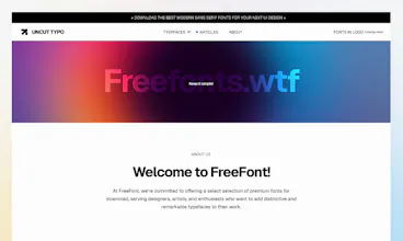 Freefonts gallery image