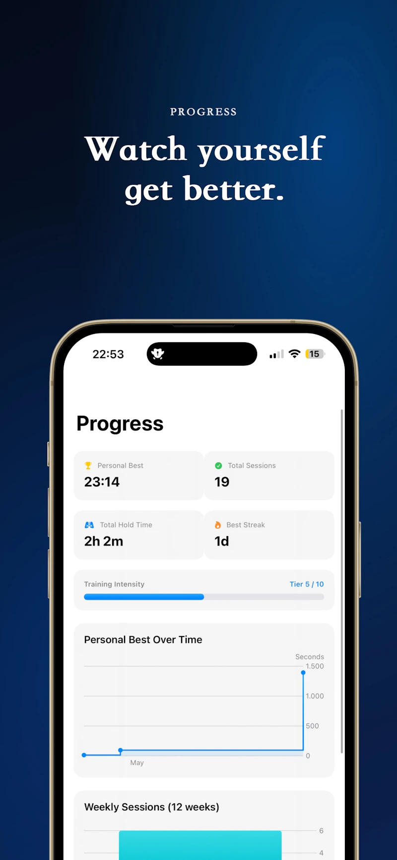 BreathHold Coach screenshot 4