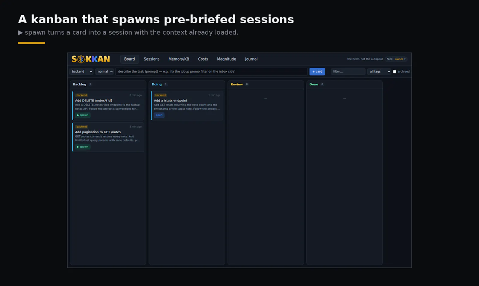 SOKKAN — The helm, not the autopilot. screenshot 4