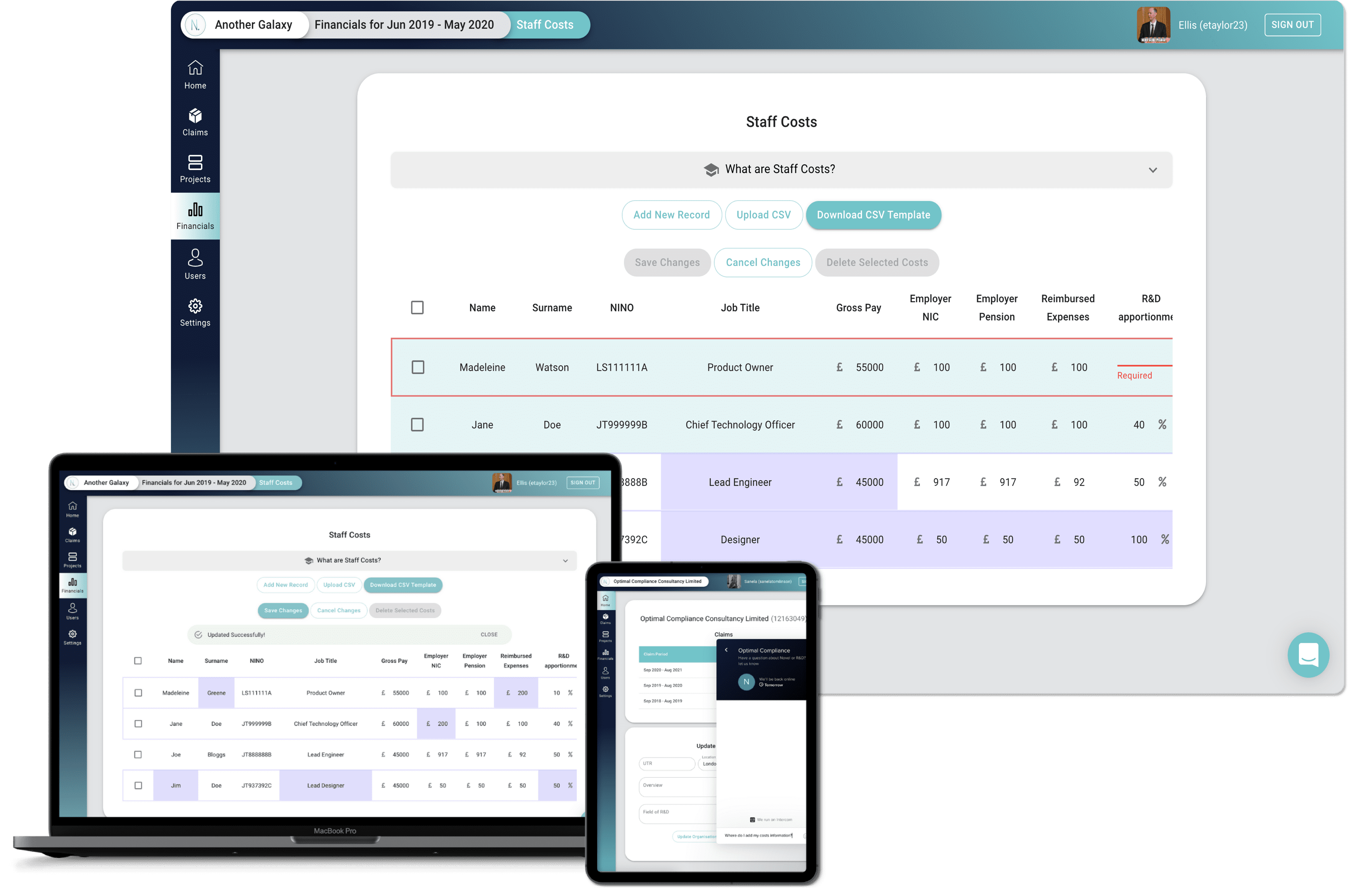 Novel - R&D Tax Relief Software gallery image