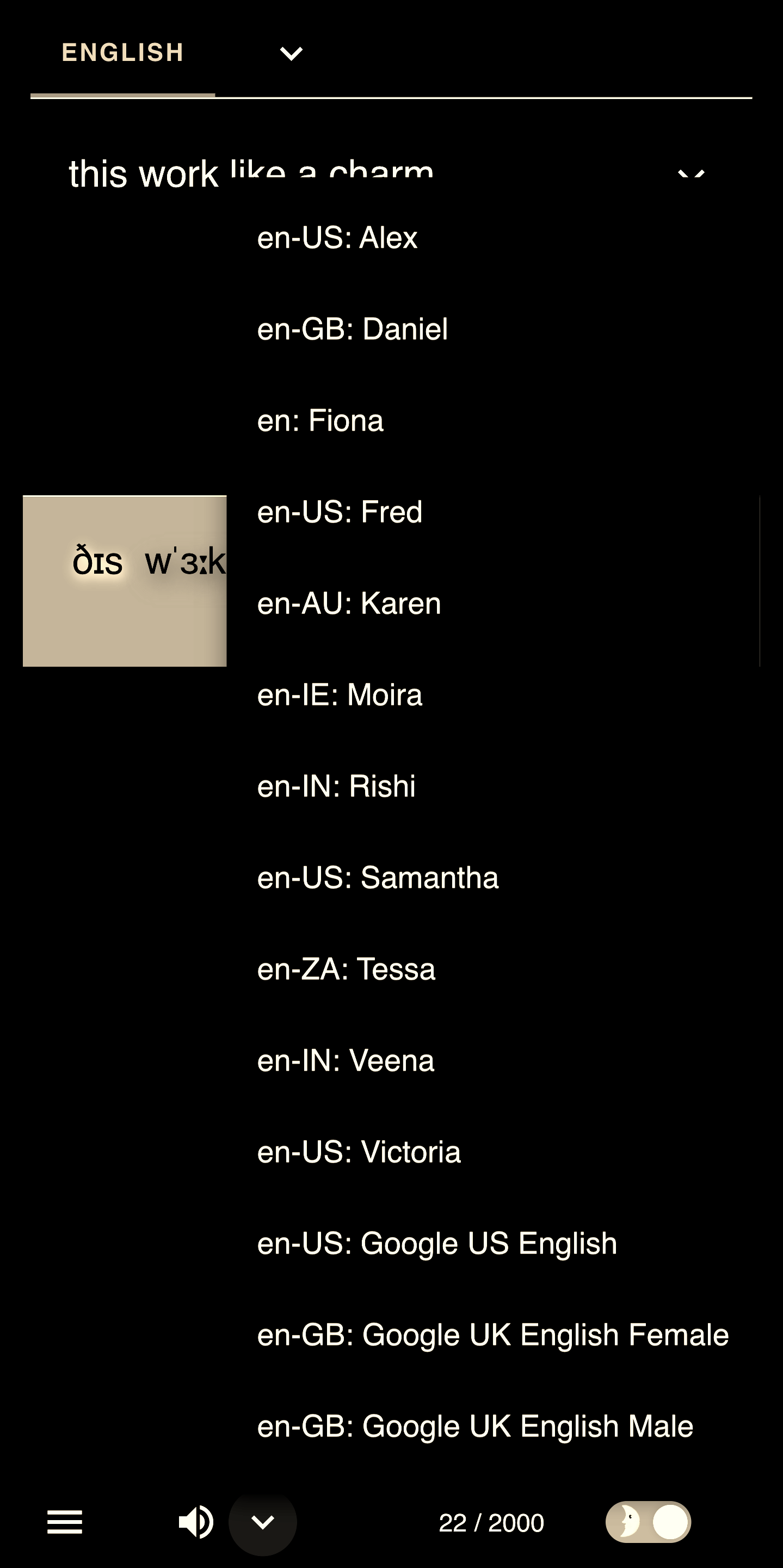 Unalengua IPA Transcriptor gallery image