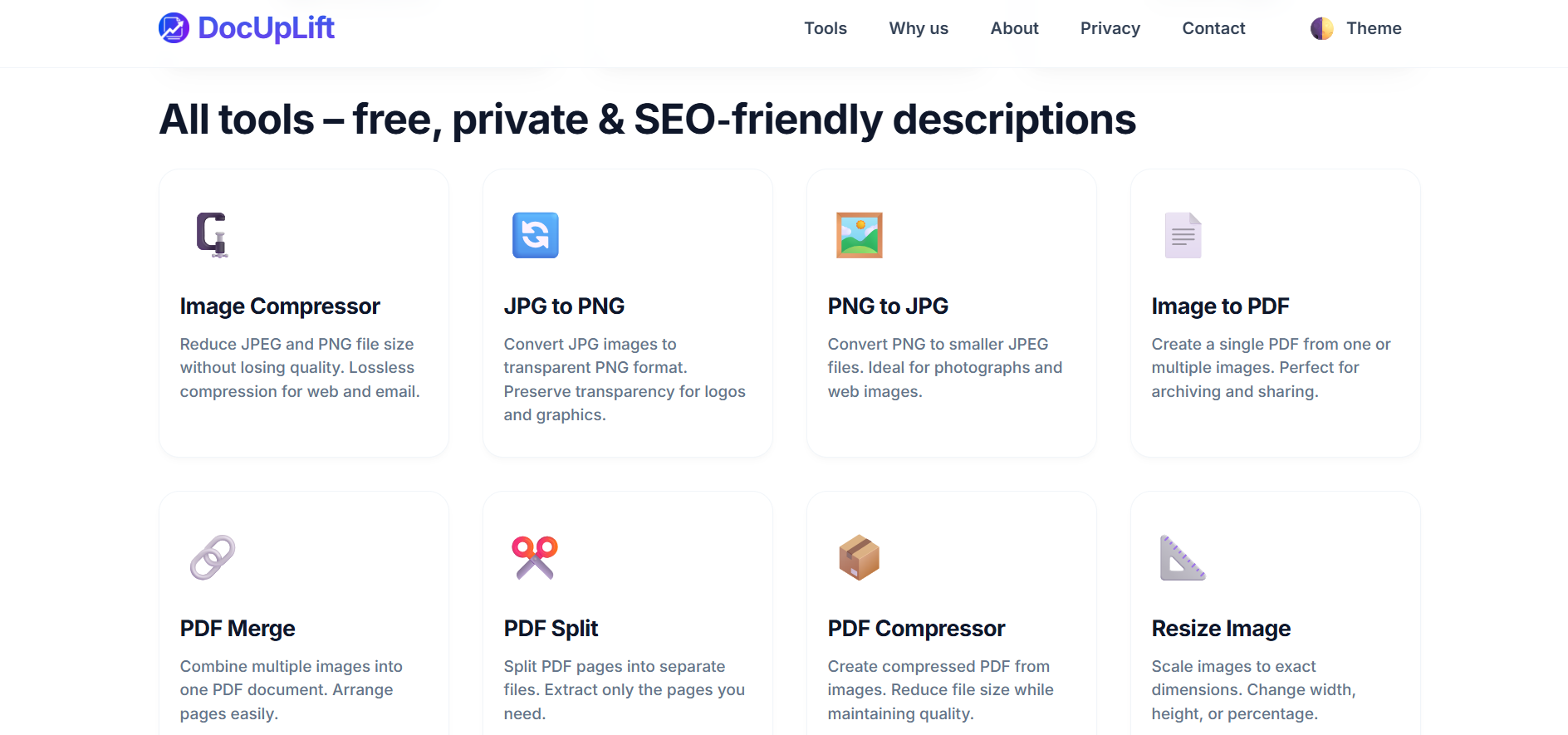 DocUpLift - Screenshot 2 showing product features and functionality