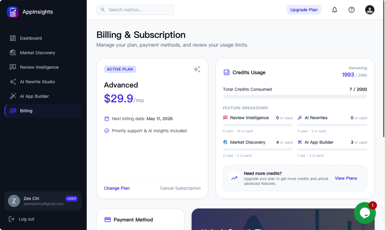AppInsights – Find app ideas with AI gallery image