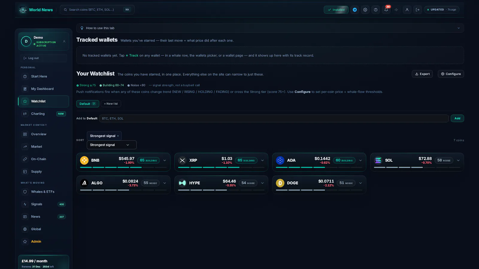 CryptoWorld News screenshot 5