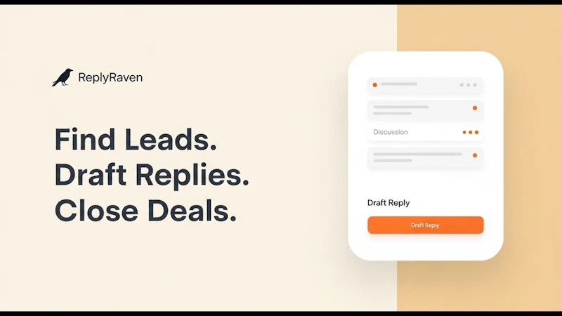 ReplyRaven screenshot 1 (video preview)