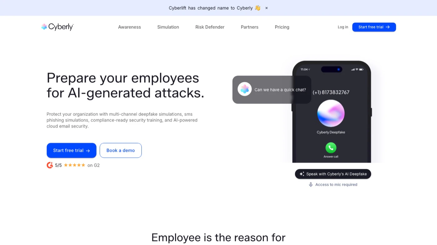 Cyberly screenshot 1