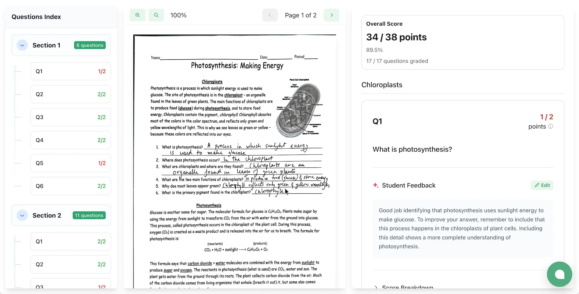 GradingPal - Screenshot 3 showing product features and functionality