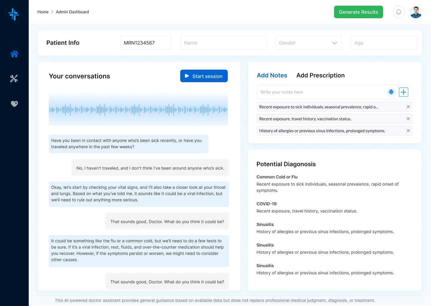 MediNoteX AI - Screenshot 3 preview