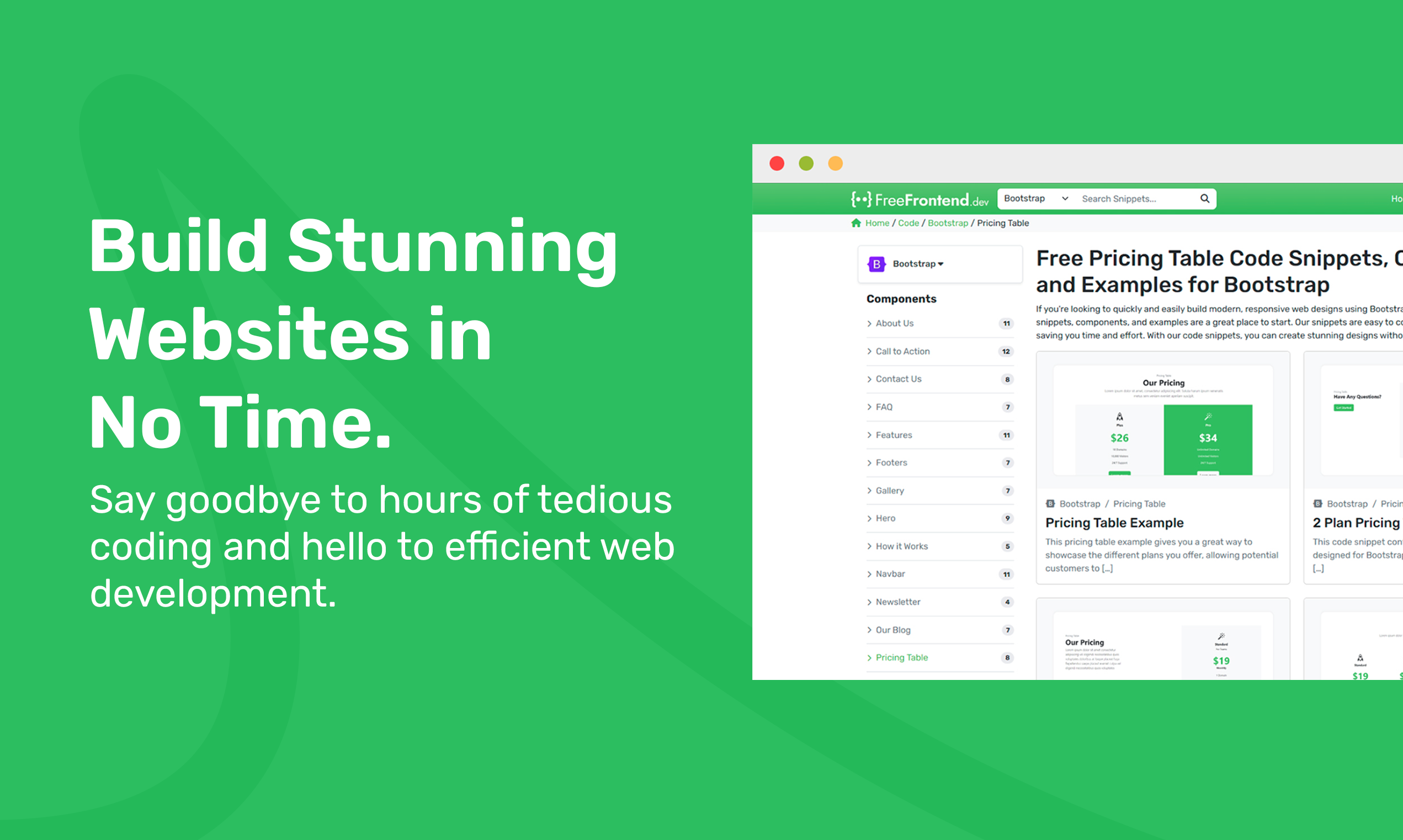 Kostenloser Frontend - Freemium-Kopierkomponenten für Bootstrap Medien 2