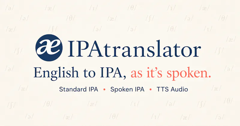 IPAtranslator screenshot 1