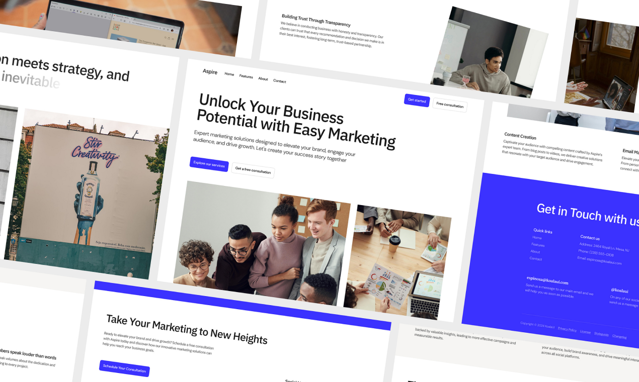 Koala nuota - Un sistema di progettazione che si preoccupa di conversione e SEO. media 4
