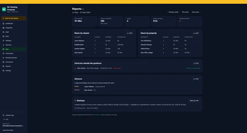 My Cleaning Company screenshot 4