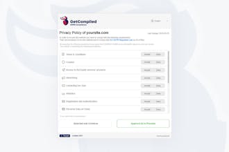 Getcomplied - Privacy API gallery image