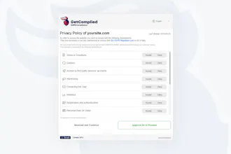 Getcomplied - Privacy API gallery image